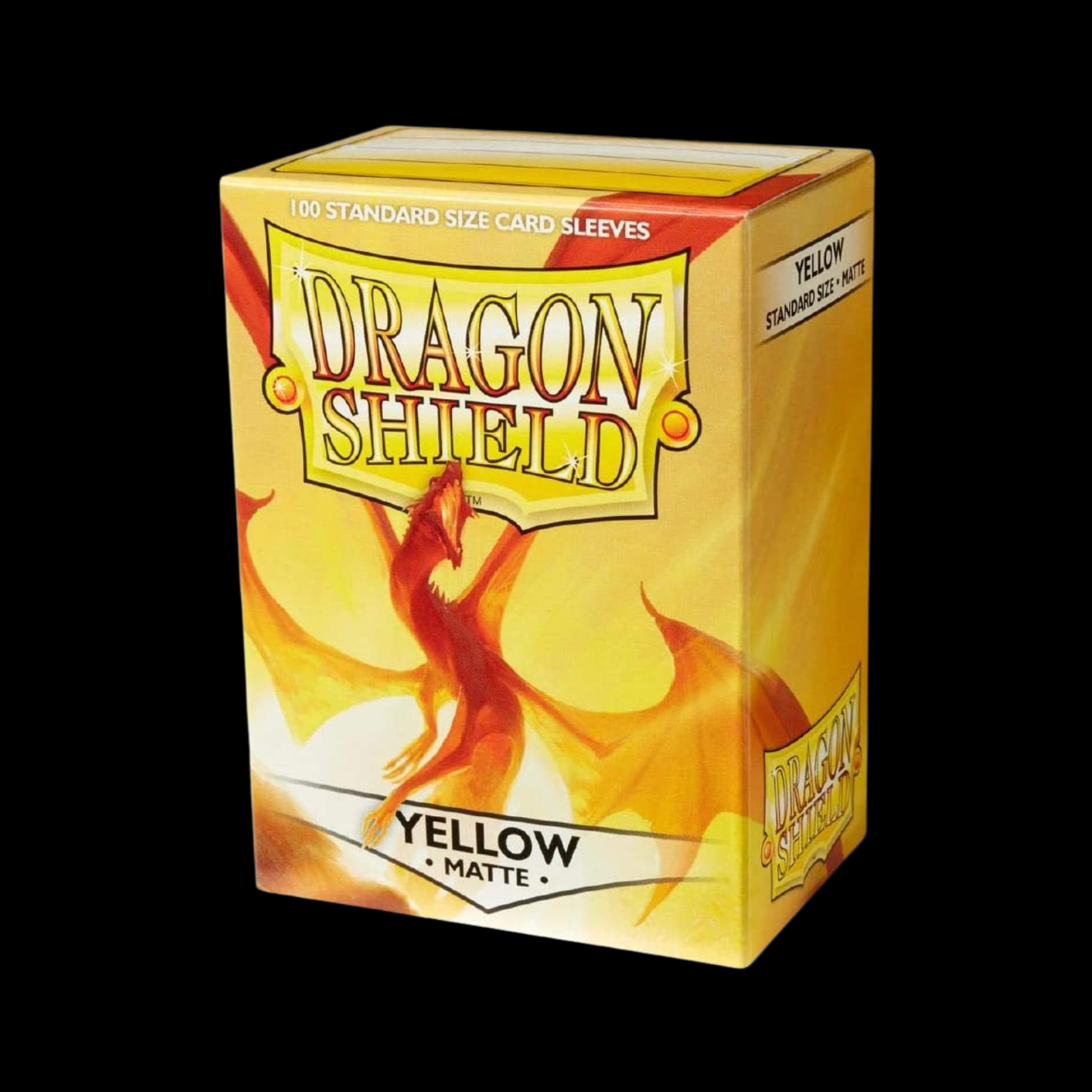 Dragon Shield Matte Yellow Sleeves 100x