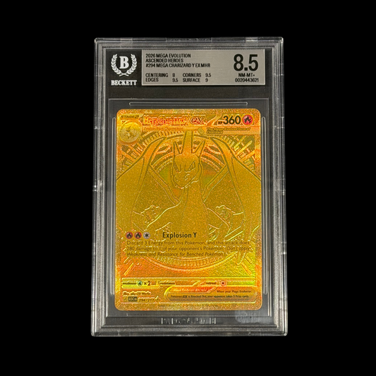 Pokemon Slab Mega Charizard Y EX 294 BGS 8.5 Near Mint+ 2026