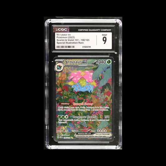 Pokemon Slab Venusaur EX 198 CGC Mint 9 2023