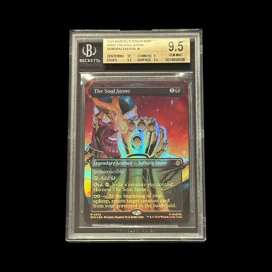 MTG Magic The Gathering Slab The Soul Stone #243 Marvel's Spider-Man BGS 9.5 Mint 2025