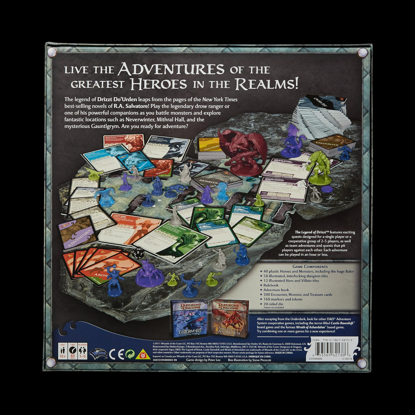 Dungeons & Dragons D&D The Legend Of Drizzt Board Game