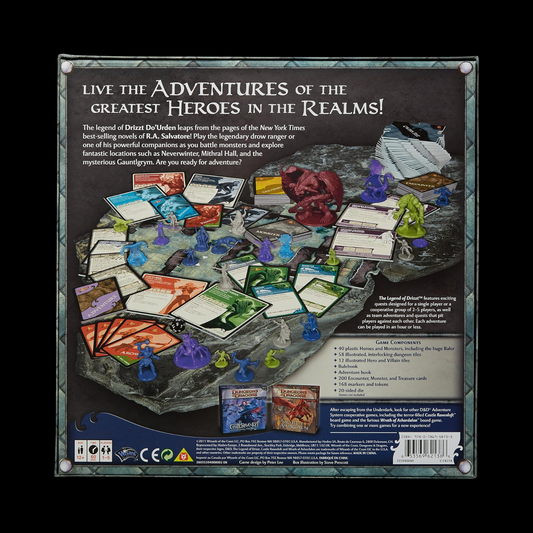 Dungeons & Dragons D&D The Legend Of Drizzt Board Game