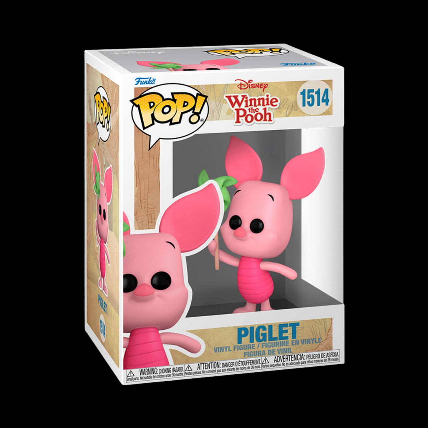 Disney Winnie The Pooh Piglet Funko Pop! Vinyl Figure #1514 + Protector