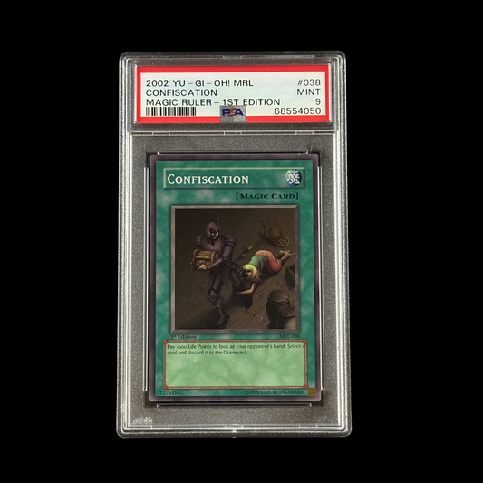 Yu-Gi-Oh! Slab Confiscation 1st Edition MRL-038 PSA 9 Mint 2002