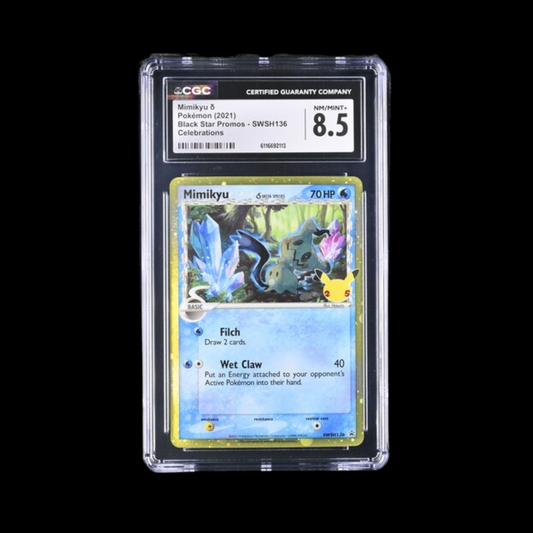 Pokemon Slab Mimikyu SWSH136 CGC 8.5 NM 2021
