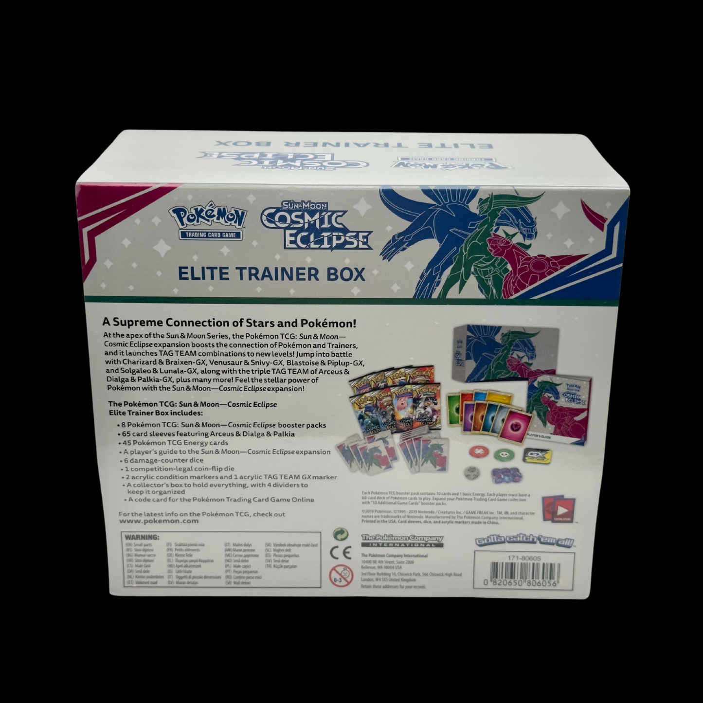 Pokemon Sun & Moon Cosmic Eclipse Elite Trainer Box 2019
