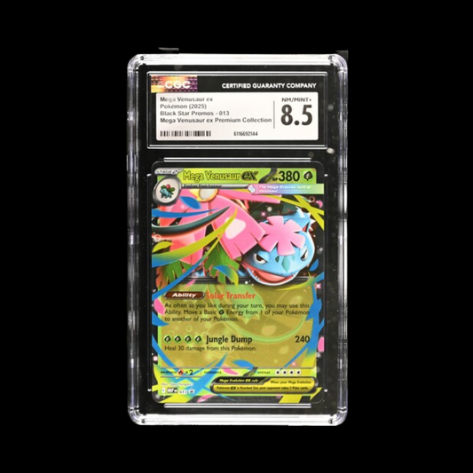 Pokemon Slab Mega Venusaur Ex 013 CGC 8.5 2025
