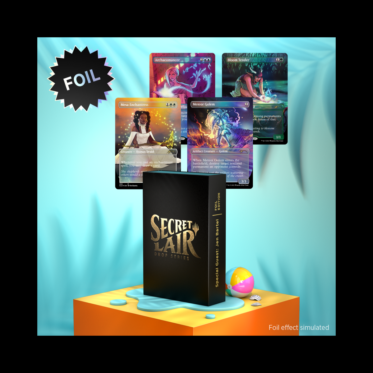 MTG Magic The Gathering Secret Lair Jen Bartel Foil Edition Sealed