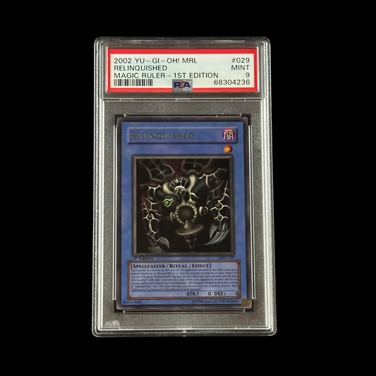 Yu-Gi-Oh! Slab Relinquished 1st Edition MRL-029 PSA 9 Mint 2002