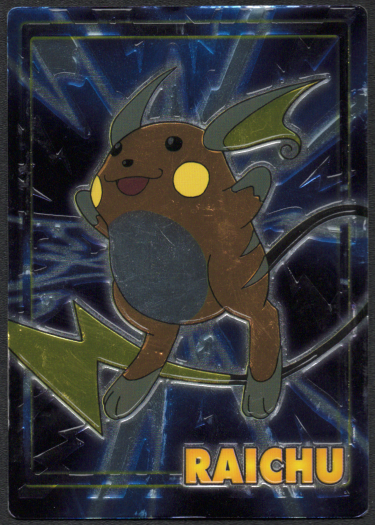 Pokemon Meiji Raichu Slightly Damaged 1999