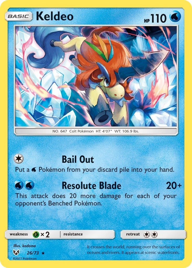 Keldeo (26/73) (Shining Legends) (SHL)