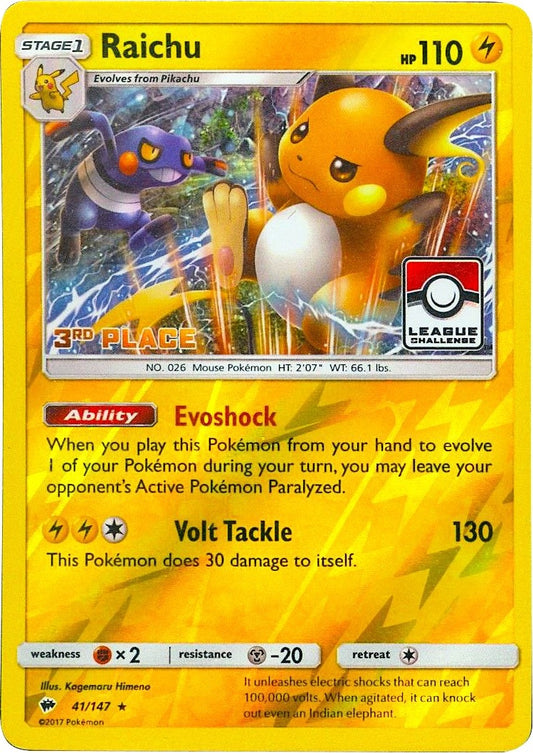 Raichu - 41/147 (League Challenge) [3rd Place] (041/147) (PR)
