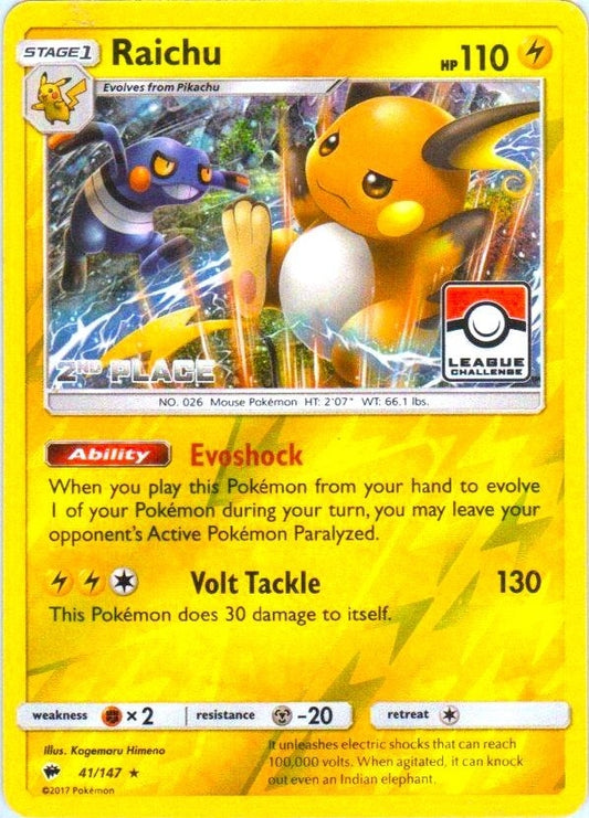 Raichu - 41/147 (League Challenge) [2nd Place] (041/147) (PR)