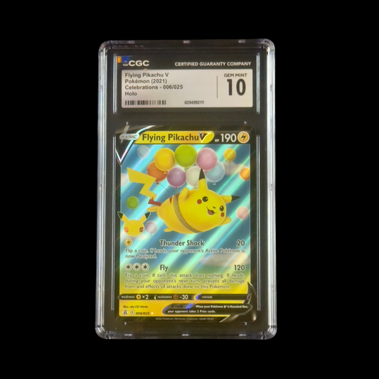 Pokemon Slab Flying Pikachu V 006 CGC 10 Gem 2021
