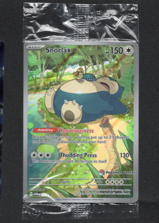 Snorlax SEALED PROMO - 051 (Pokemon Center Exclusive) (051) (SVP)