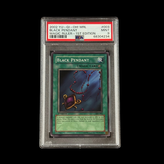 Yu-Gi-Oh! Slab Black Pendant 1st Edition MRL-003 PSA 9 Mint 2002
