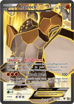Regirock EX - 43a/124 (043a/124) (PR)