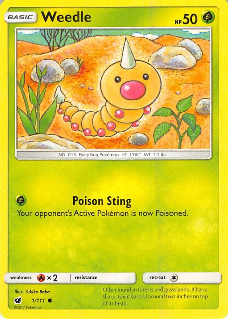 Weedle (1/111) (SM04)