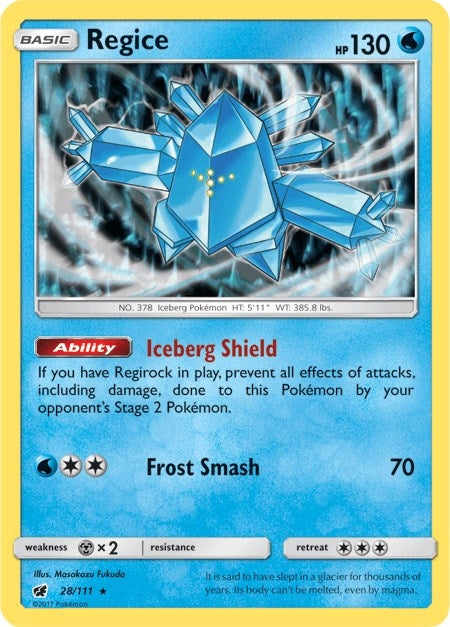 Regice (28/111) (SM04)