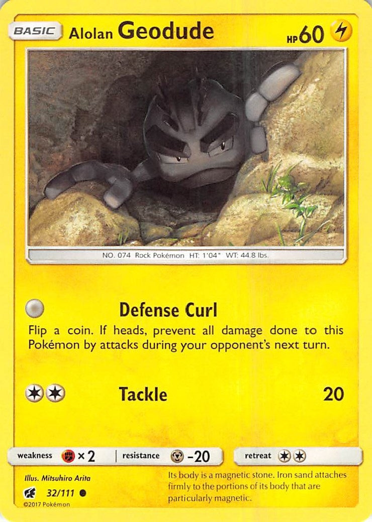 Alolan Geodude (32/111) (SM04)