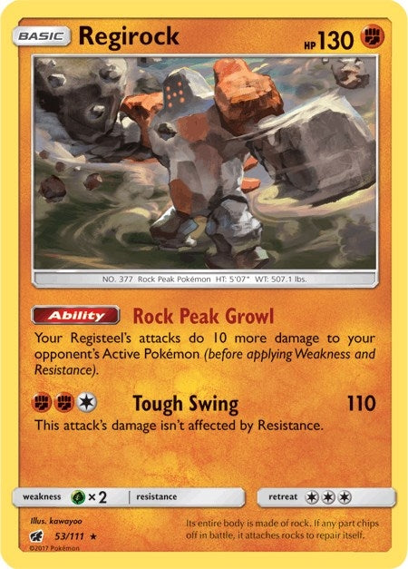 Regirock (53/111) (SM04)