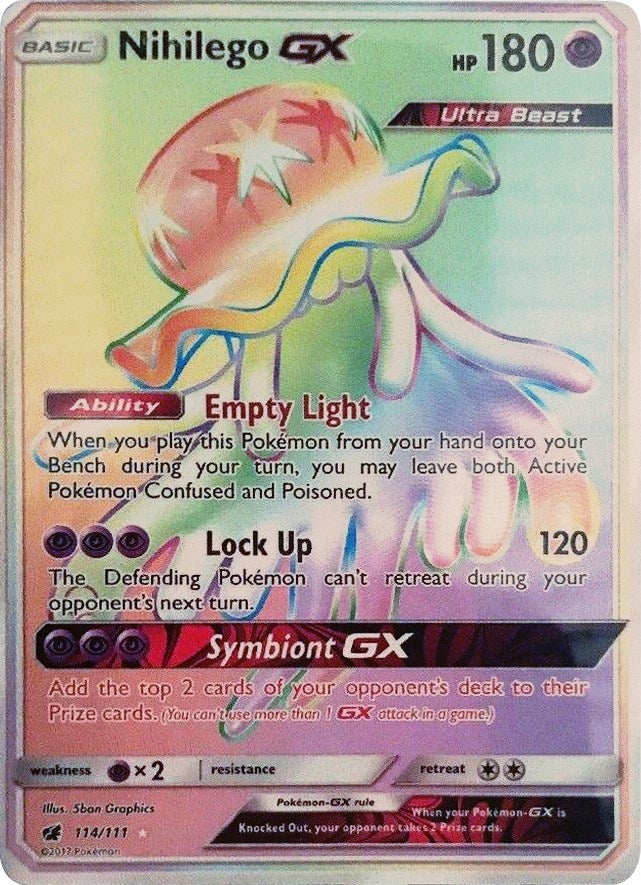 Nihilego GX (Secret) (114/111) (SM04)