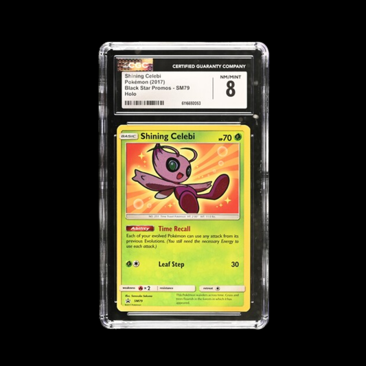 Pokemon Slab Shining Celebi SM79 CGC 8 NM 2017