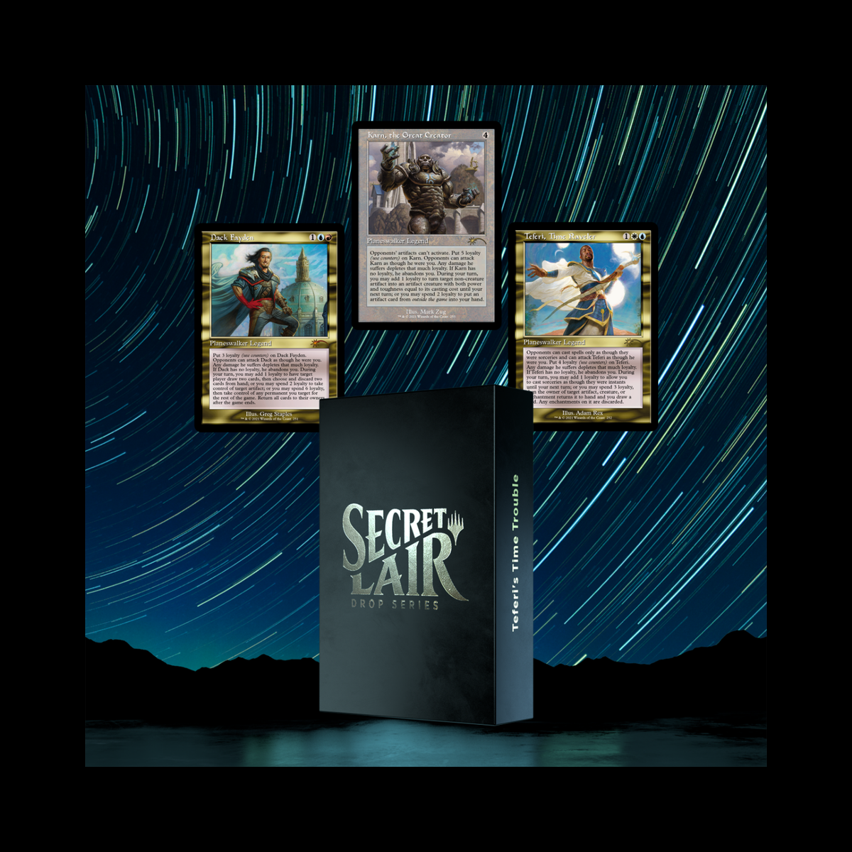 MTG Magic The Gathering Secret Lair Teferi's Time Trouble Sealed