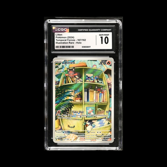 Pokemon Slab Litten 167 CGC 10 Gem 2024