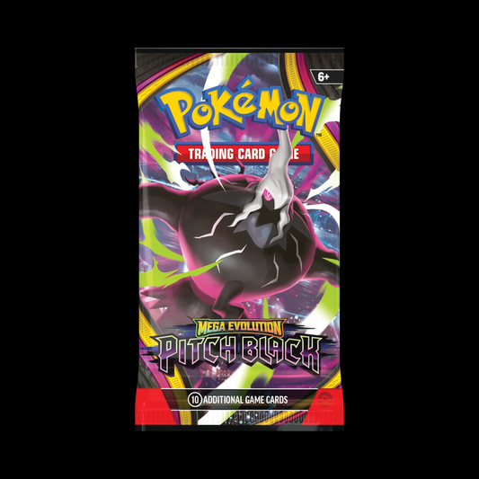Pokemon Mega Evolution Pitch Black Booster Pack (Ships July 2026)