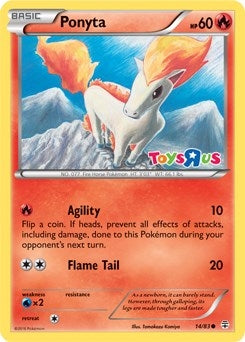 Ponyta - 14/83 (Toys R Us Promo) (014/083) (MCAP)