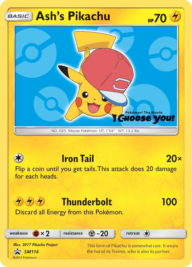 Ash's Pikachu - SM114 (SM114) (SMP)