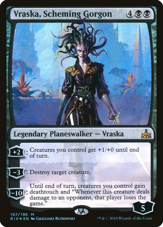 Vraska, Scheming Gorgon (197) (RIX)