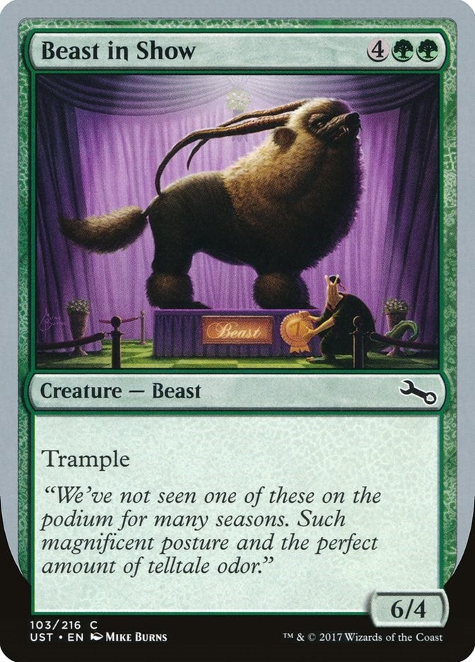 Beast in Show (B) (103) (UST)