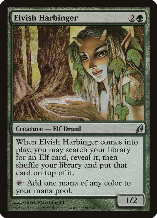 Elvish Harbinger (207) (LRW)