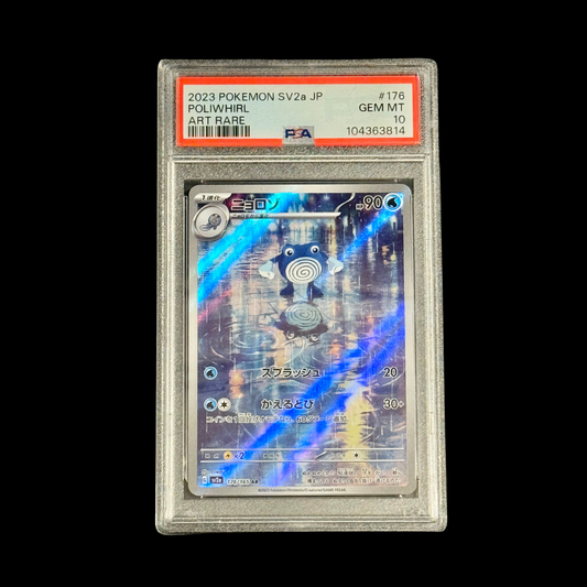 Pokemon JP Slab Poliwhirl 176 SV2A PSA 10 2023