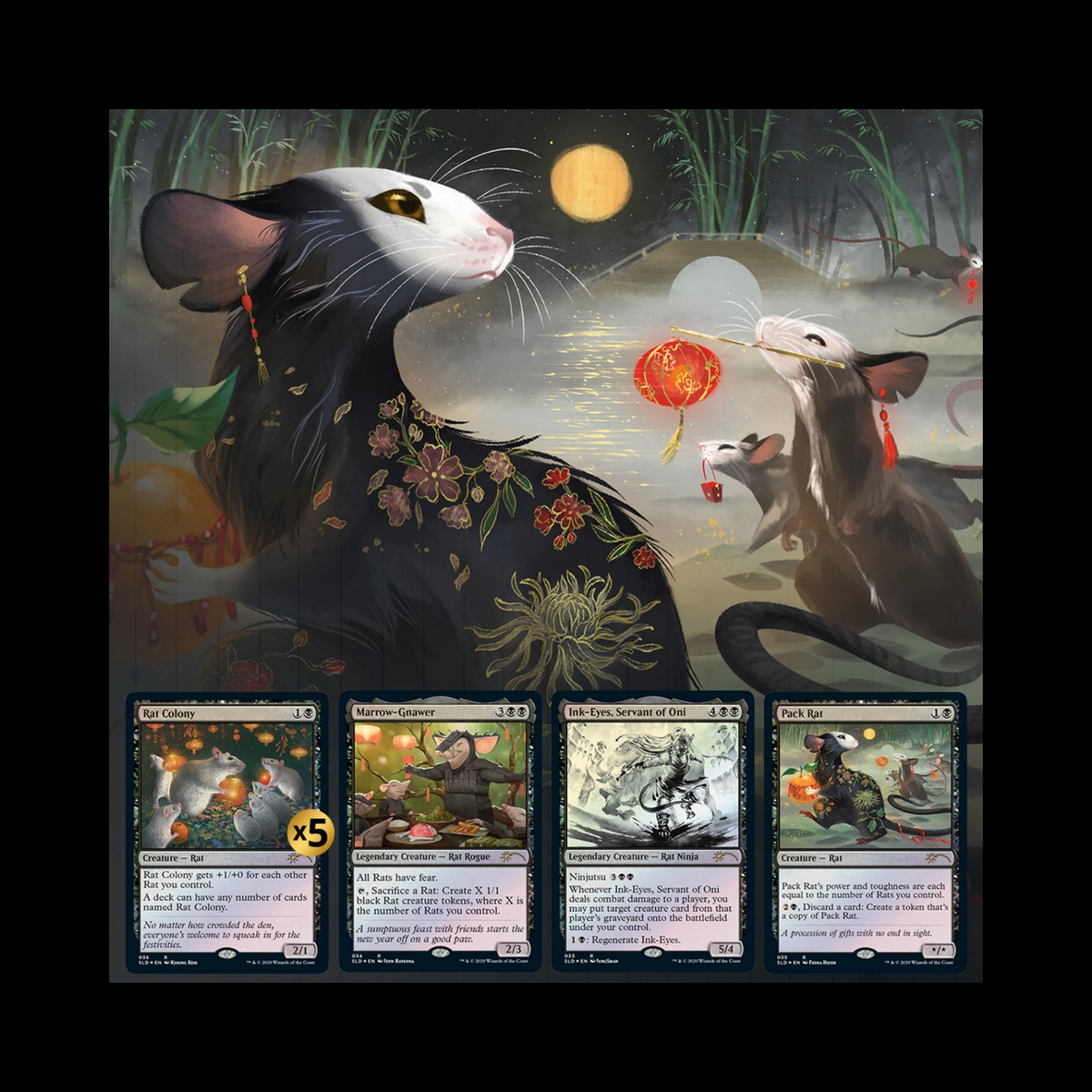 MTG Magic The Gathering Secret Lair Year Of The Rat Traditional Foil Sealed