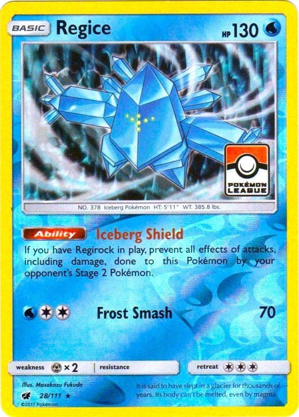 Regice - 28/111 (Pokemon League) (028/111) (PR)