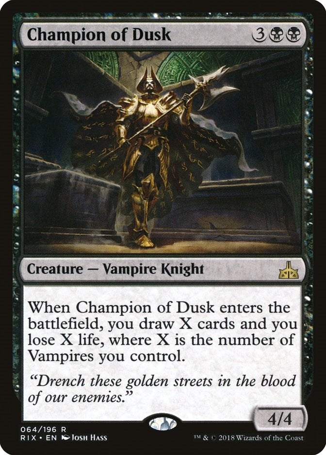 Champion of Dusk (64) (RIX)