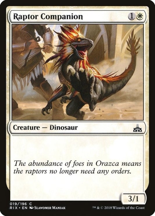 Raptor Companion (19) (RIX)