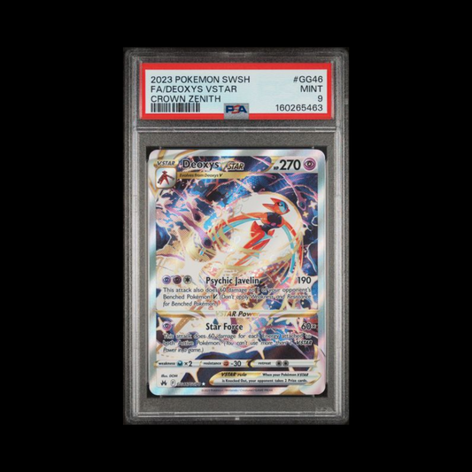 Pokemon Slab Deoxys VSTAR GG46 PSA 9 Mint 2023