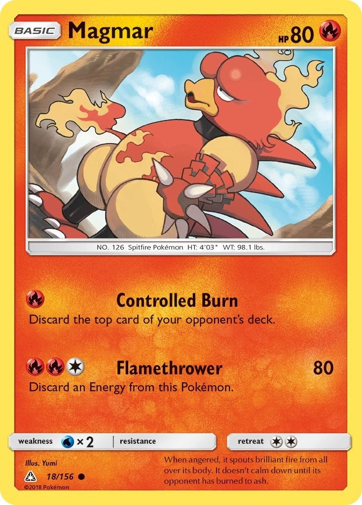 Magmar (18/156) (SM05)