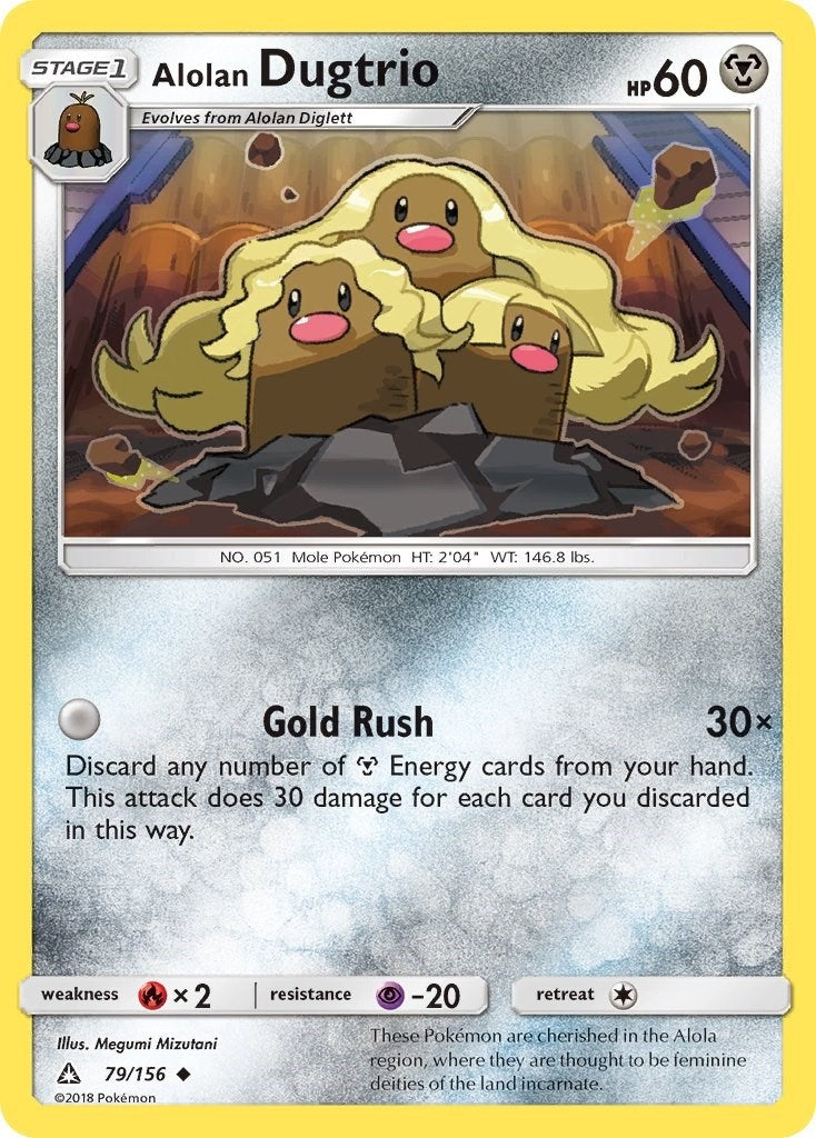 Alolan Dugtrio (79/156) (SM05)