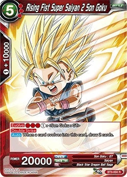 Rising Fist Super Saiyan 2 Son Goku (BT3-004) (Cross Worlds) (DBS-B03)