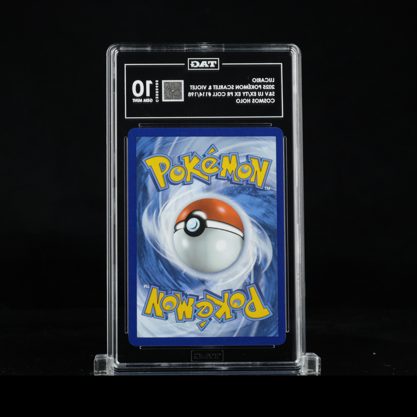 Pokemon Slab Lucario 114 Stamped TAG 10 Gem 2025