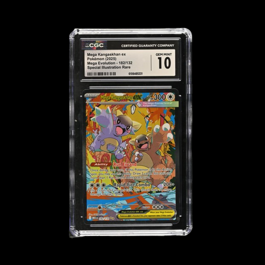 Pokemon Slab Mega Kangaskhan 182 2025 CGC 10 Gem Mint