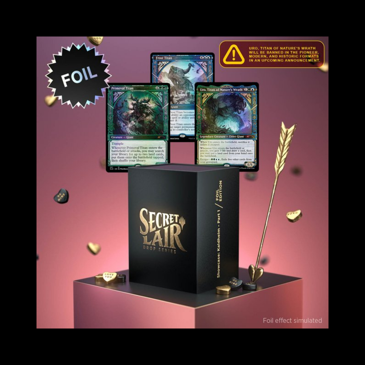 MTG Magic The Gathering Secret Lair Showcase : Kaldheim Part 1 Foil Edition Sealed