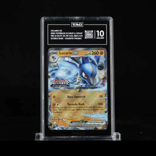 Pokemon Slab Lucario EX 051 Stamped TAG 10 Gem 2025