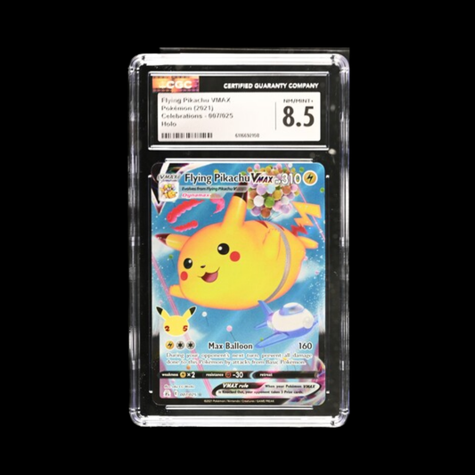 Pokemon Slab Flying Pikachu VMAX 007 CGC 8.5 NM 2021