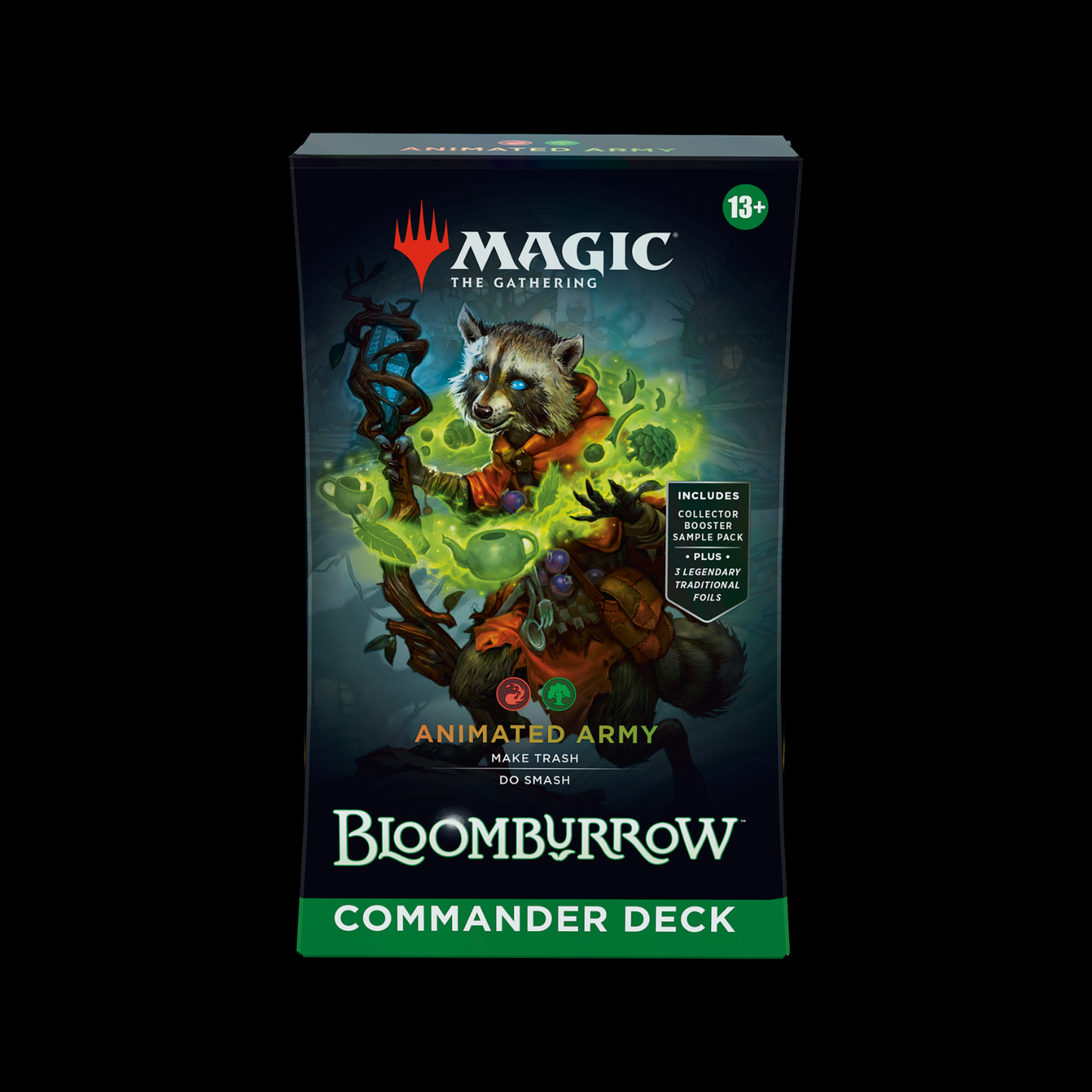 MTG Magic The Gathering Bloomburrow Animated Army Commander Deck